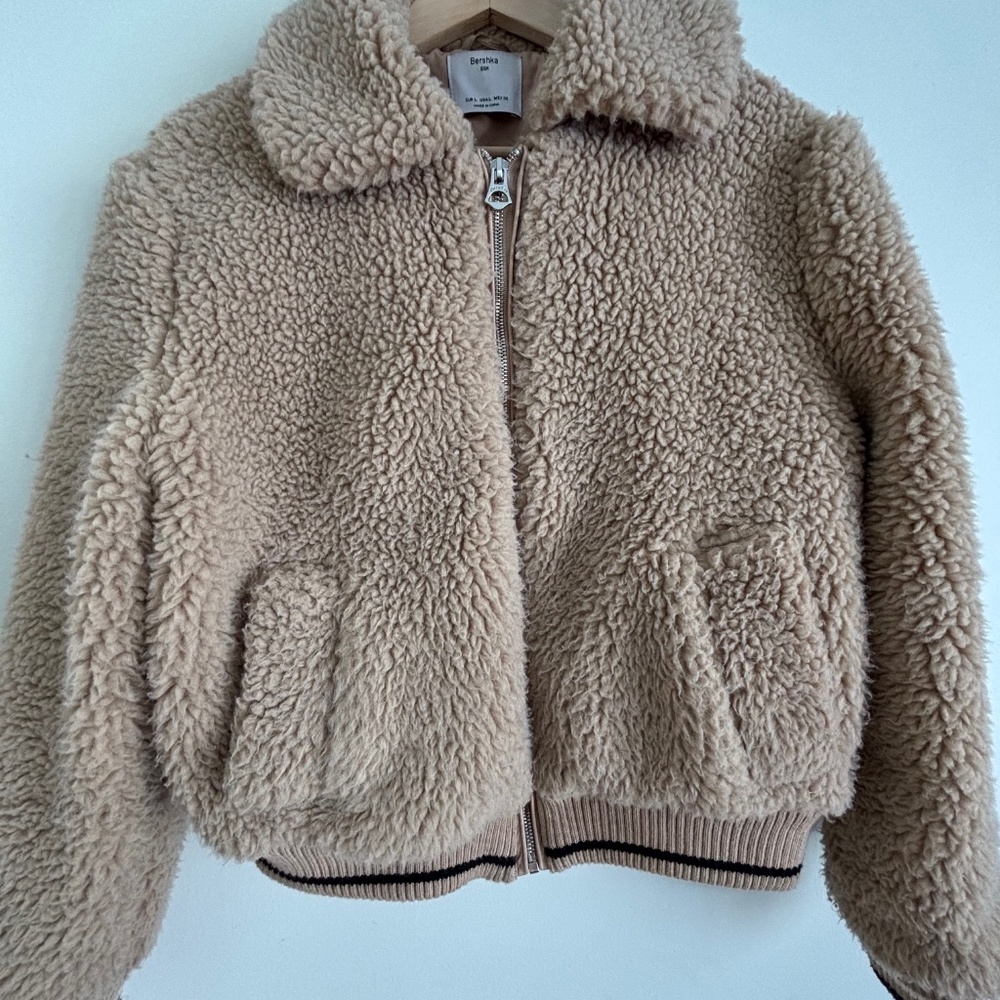 Bershka Teddy, Faux Shearling, Sherpa Coat